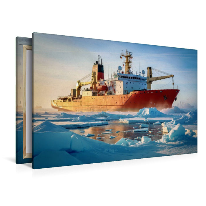 Premium Textil-Leinwand Wissenschaft im Angesicht der Elemente.