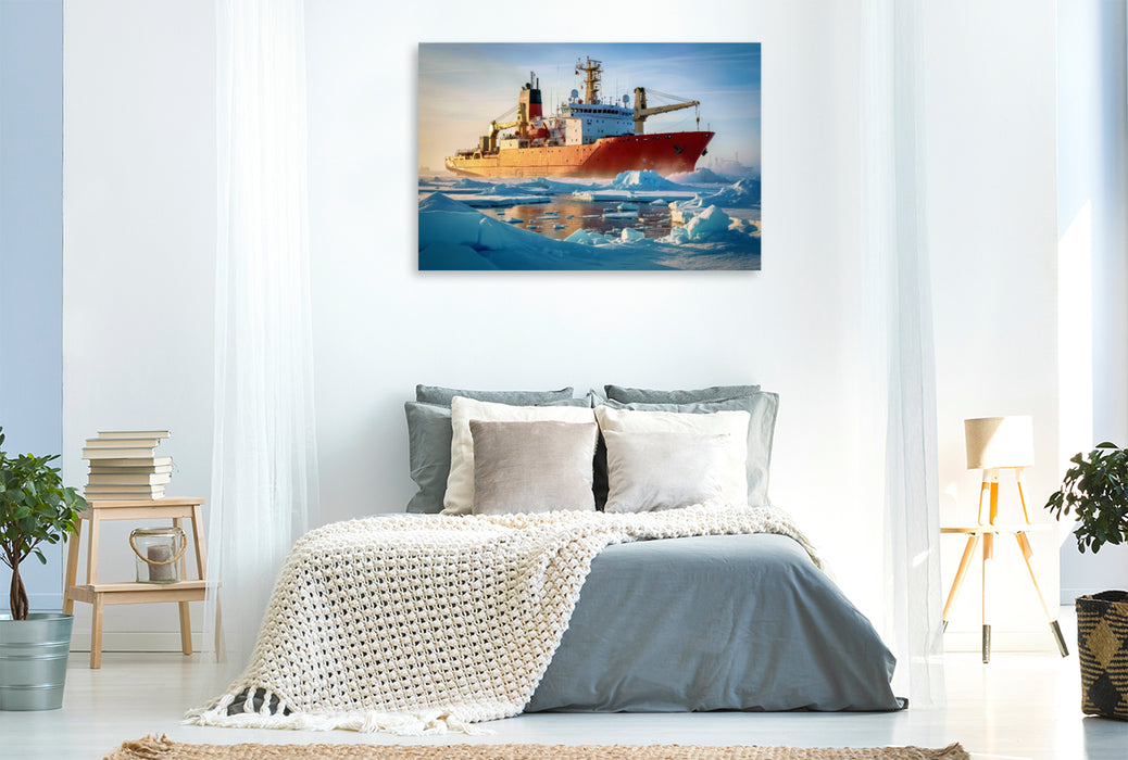 Premium Textil-Leinwand Wissenschaft im Angesicht der Elemente.