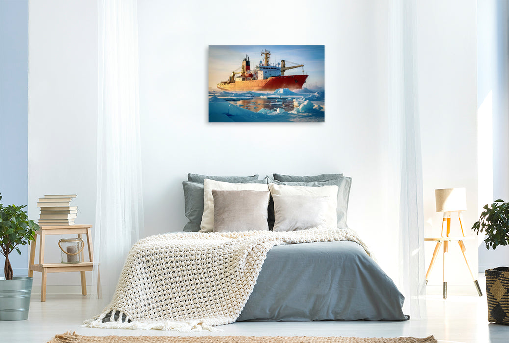Premium Textil-Leinwand Wissenschaft im Angesicht der Elemente.