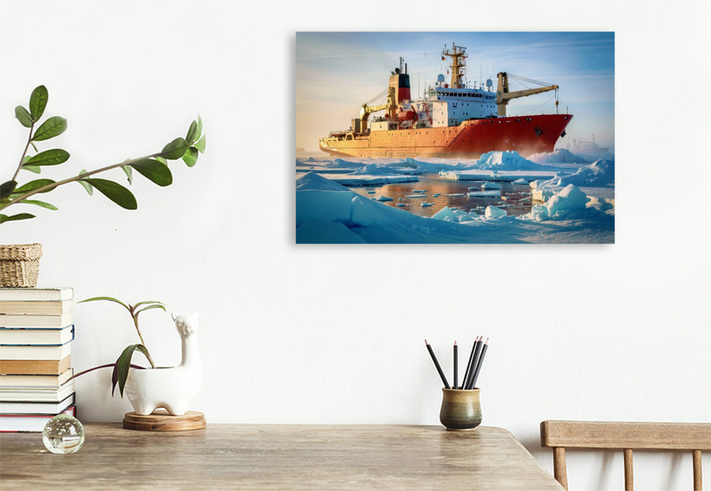 Premium Textil-Leinwand Wissenschaft im Angesicht der Elemente.