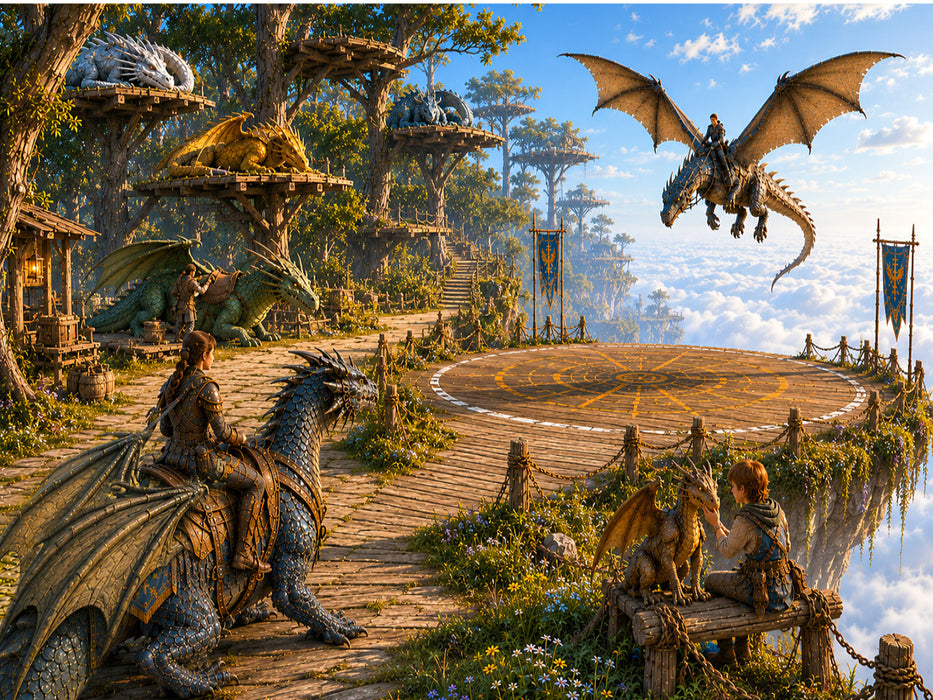 Die Dracheninsel - CALVENDO Foto-Puzzle'