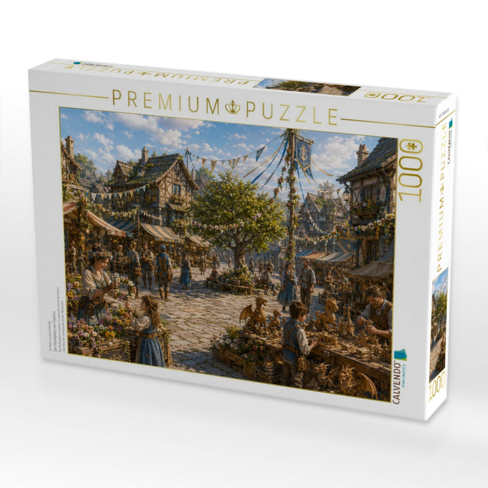 Der Marktplatz von Caelora - CALVENDO Foto-Puzzle'