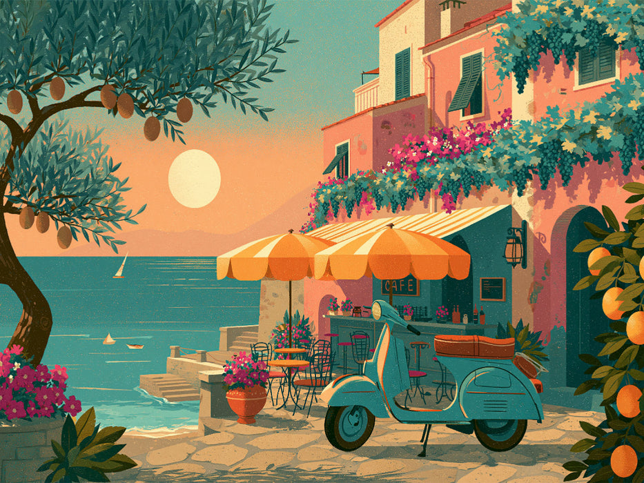 Dolce Vita beginnt - CALVENDO Foto-Puzzle'