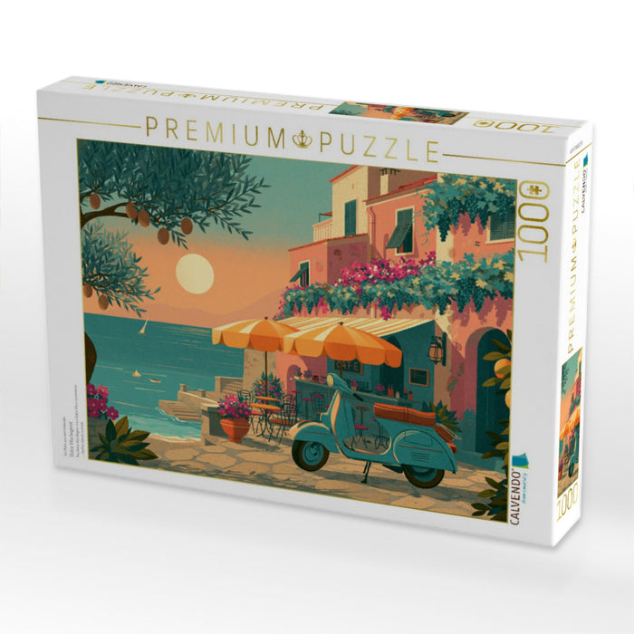 Dolce Vita beginnt - CALVENDO Foto-Puzzle'