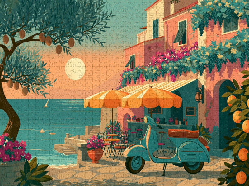 Dolce Vita beginnt - CALVENDO Foto-Puzzle'