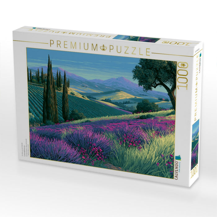 Lavendelträume - CALVENDO Foto-Puzzle'