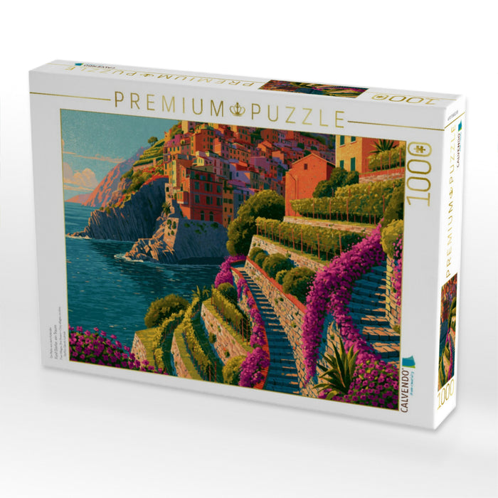 Fünf Dörfer, ein Traum - CALVENDO Foto-Puzzle'