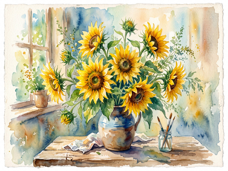 Sonnenblumen - CALVENDO Foto-Puzzle'