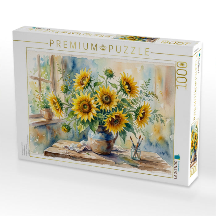 Sonnenblumen - CALVENDO Foto-Puzzle'