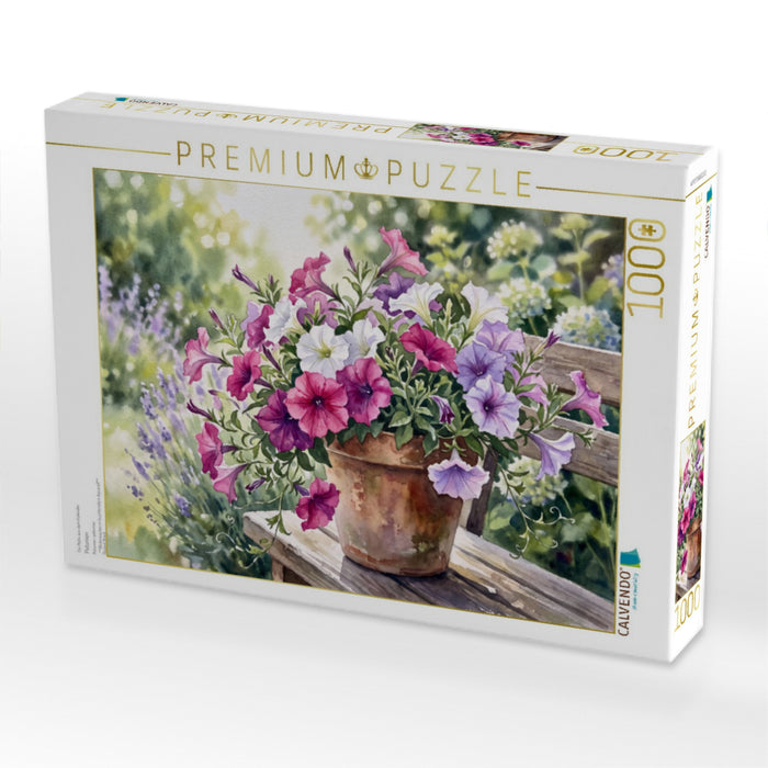Petunien - CALVENDO Foto-Puzzle'