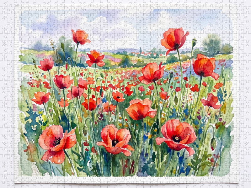 Mohnblumen - CALVENDO Foto-Puzzle'