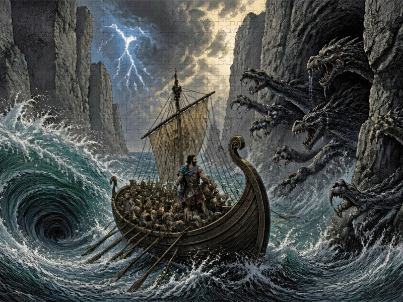 Zwischen Skylla und Charybdis - CALVENDO Foto-Puzzle'