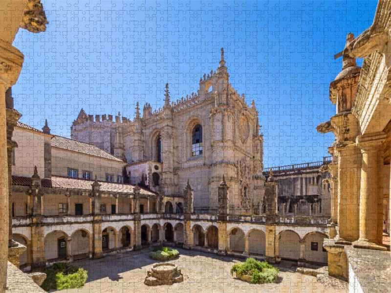 Kreuzgang der Santa Bárbara im Christuskloster - CALVENDO Foto-Puzzle'