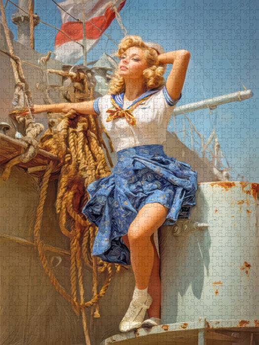 Pin-up Girls - CALVENDO Foto-Puzzle'