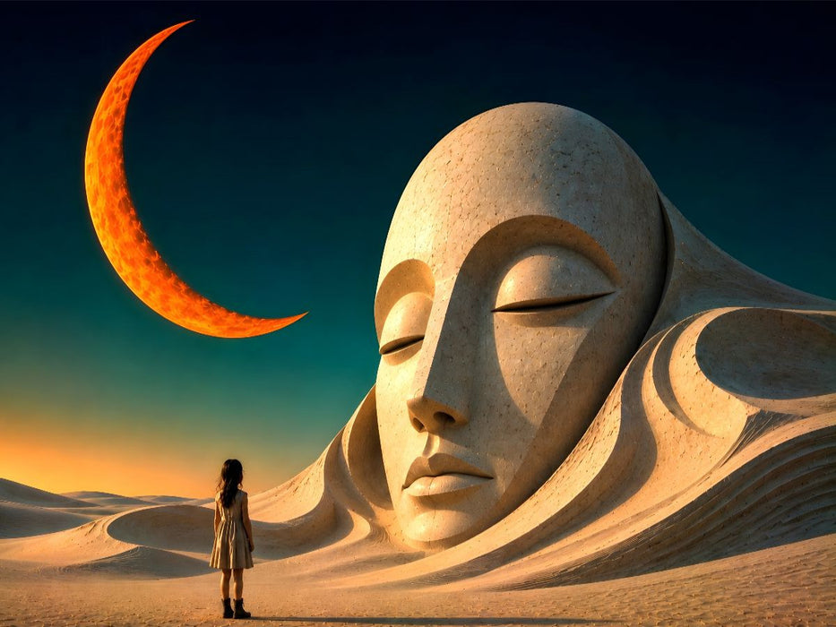 Das Gesicht der Nacht - CALVENDO Foto-Puzzle'