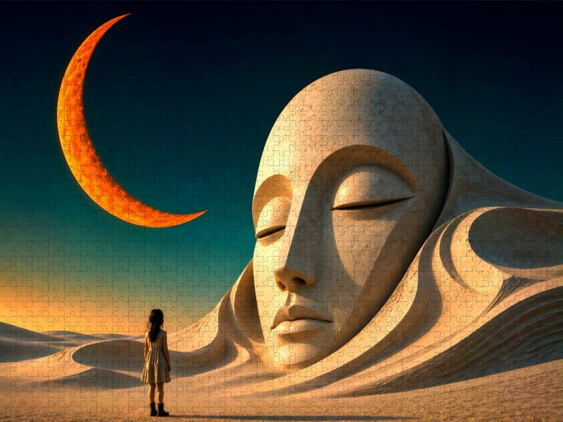Das Gesicht der Nacht - CALVENDO Foto-Puzzle'