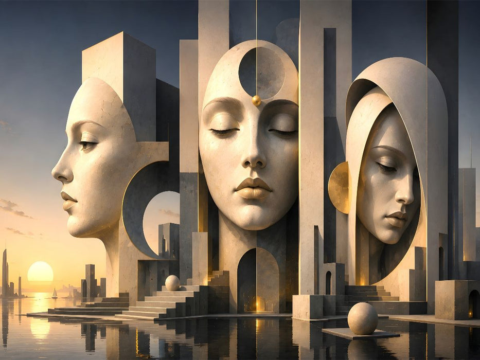 Die Gesichter der Zeit - CALVENDO Foto-Puzzle'