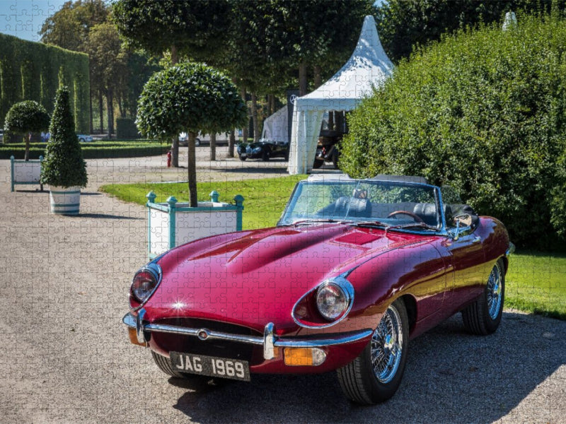 Jaguar E-Type S 2 Roadster (GB, 1969) - CALVENDO Foto-Puzzle'