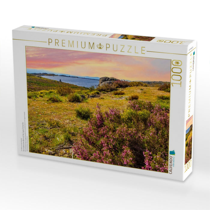 Der malerische Blick auf die Lagoa Comprida - CALVENDO Foto-Puzzle'