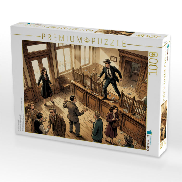 Banküberfall als Wendepunkt - CALVENDO Foto-Puzzle'
