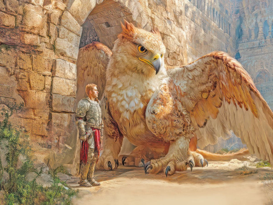 Mystische Oroboros und Steinbauten - CALVENDO Foto-Puzzle'