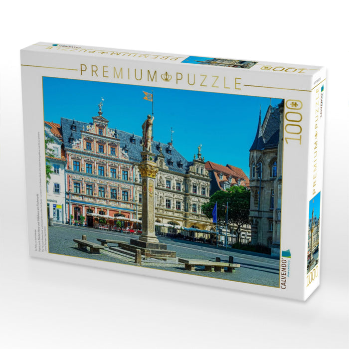 Haus zum Breiten Herd und Gildehaus am Fischmarkt - CALVENDO Foto-Puzzle'