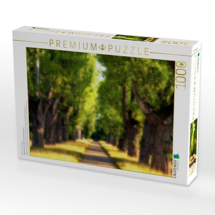Pappelallee im Hohenheimer Schlosspark - CALVENDO Foto-Puzzle'