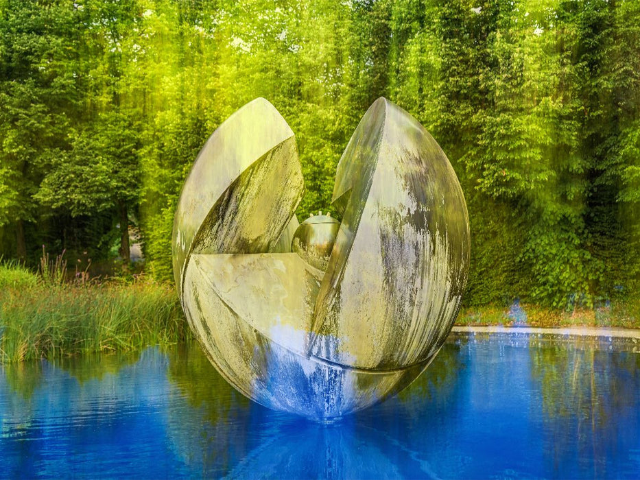 Kunststation am Egelsee - CALVENDO Foto-Puzzle'