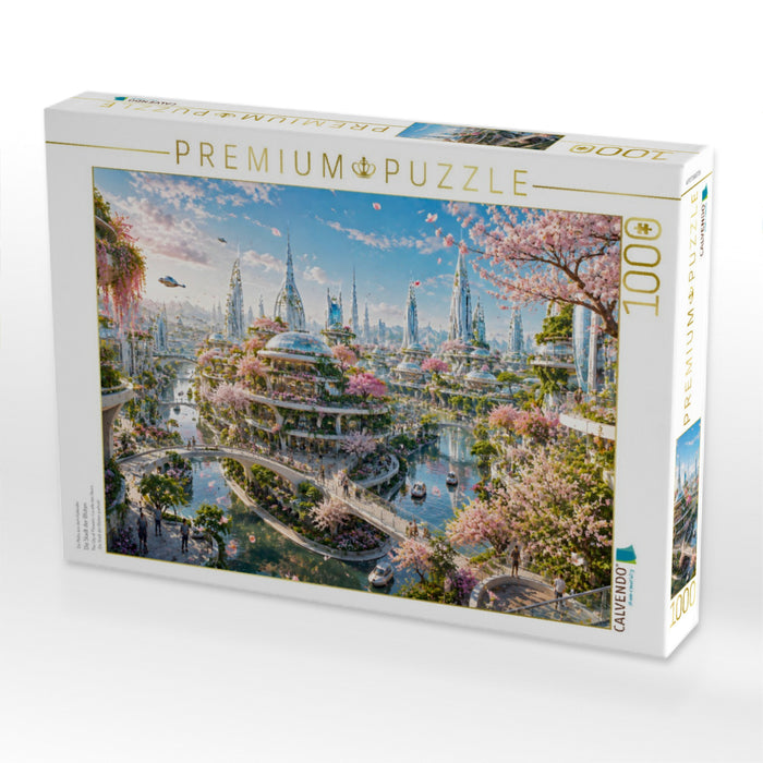 Die Stadt der Blüten - CALVENDO Foto-Puzzle'