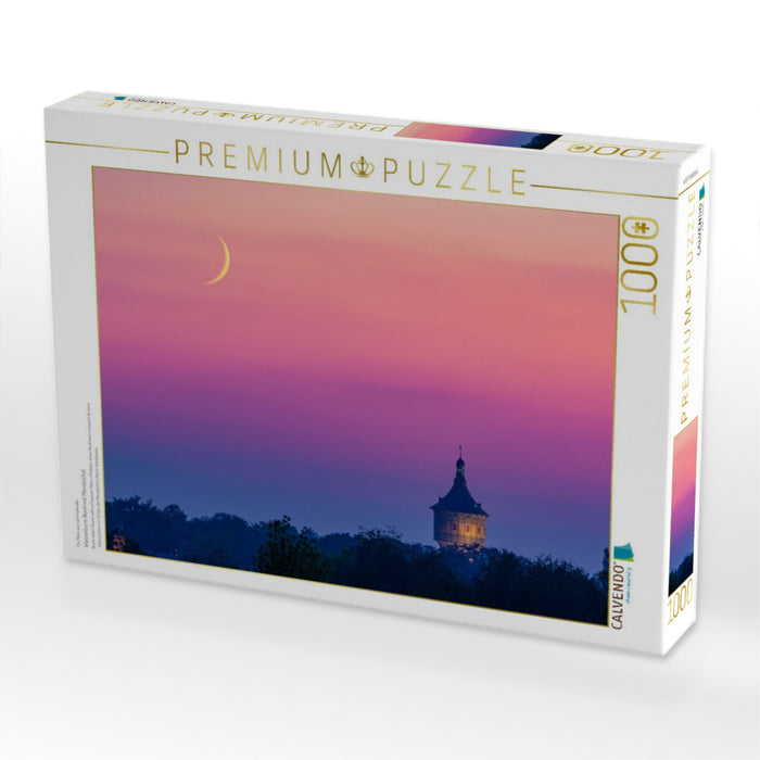 Wasserturm Nord mit Mondsichel - CALVENDO Foto-Puzzle'