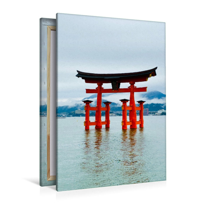 Premium Textil-Leinwand Der Itsukushima-Schrein