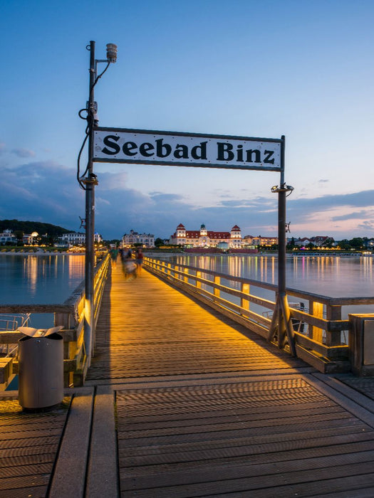 Insel Rügen - Auf der Seebrücke in Binz - CALVENDO Foto-Puzzle'