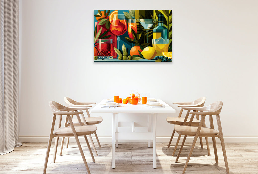 Premium Textil-Leinwand Ein Motiv aus dem Kalender Vintage Cocktail Club