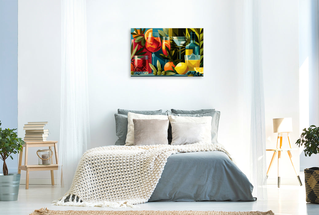 Premium Textil-Leinwand Ein Motiv aus dem Kalender Vintage Cocktail Club