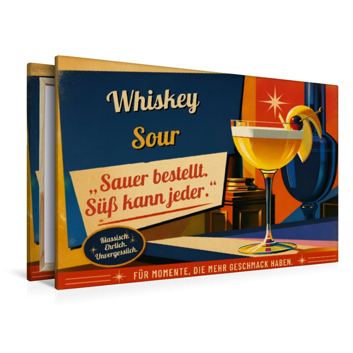 Premium Textil-Leinwand Ein Motiv aus dem Kalender Vintage Cocktail Club