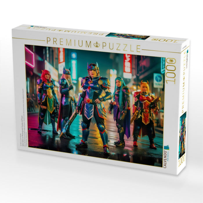 Wenn Farbe zur Rüstung wird, Cosplay mit Power. - CALVENDO Foto-Puzzle'