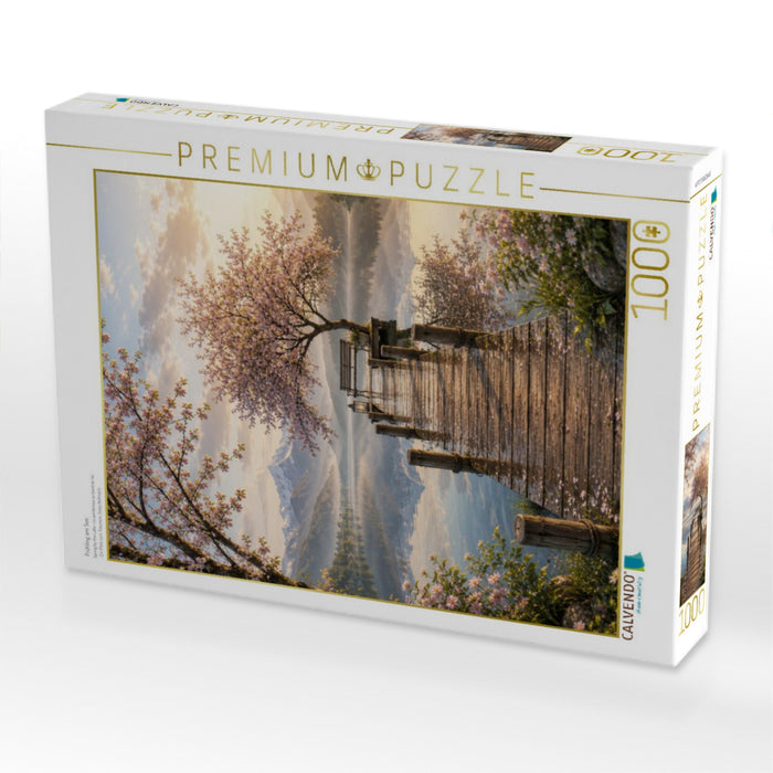 Frühling am See - CALVENDO Foto-Puzzle'
