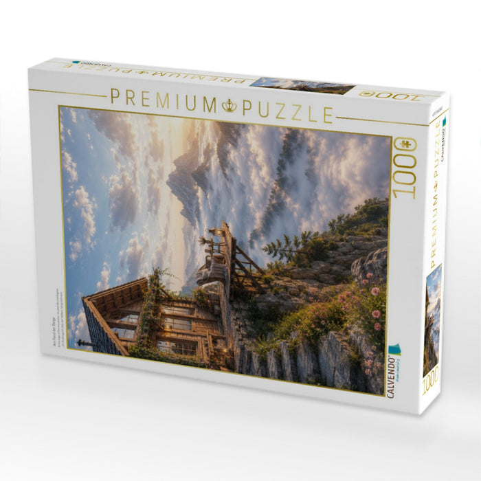 Am Rand der Berge - CALVENDO Foto-Puzzle'