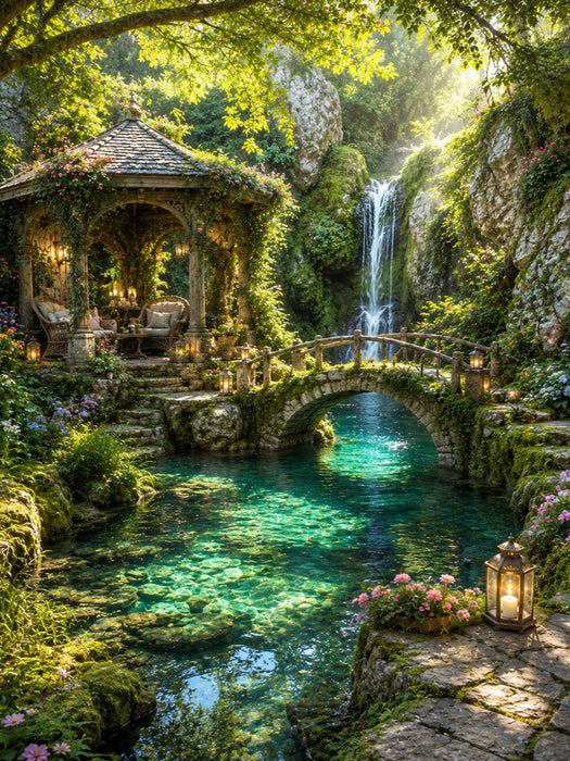Das verborgene Tal - CALVENDO Foto-Puzzle'