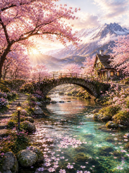 Das Tal der Blüten - CALVENDO Foto-Puzzle'