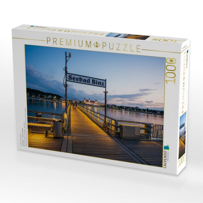 Insel Rügen - Seebrücke Binz - CALVENDO Foto-Puzzle'