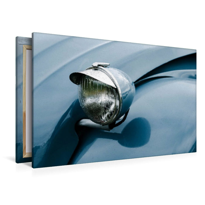 Premium Textil-Leinwand Morgentau auf der Ente