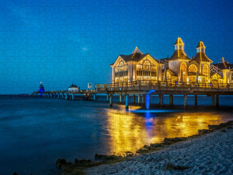 Insel Rügen - Seebrücke Sellin - CALVENDO Foto-Puzzle'