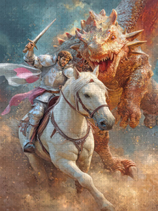 Erwachte Drachen - CALVENDO Foto-Puzzle'