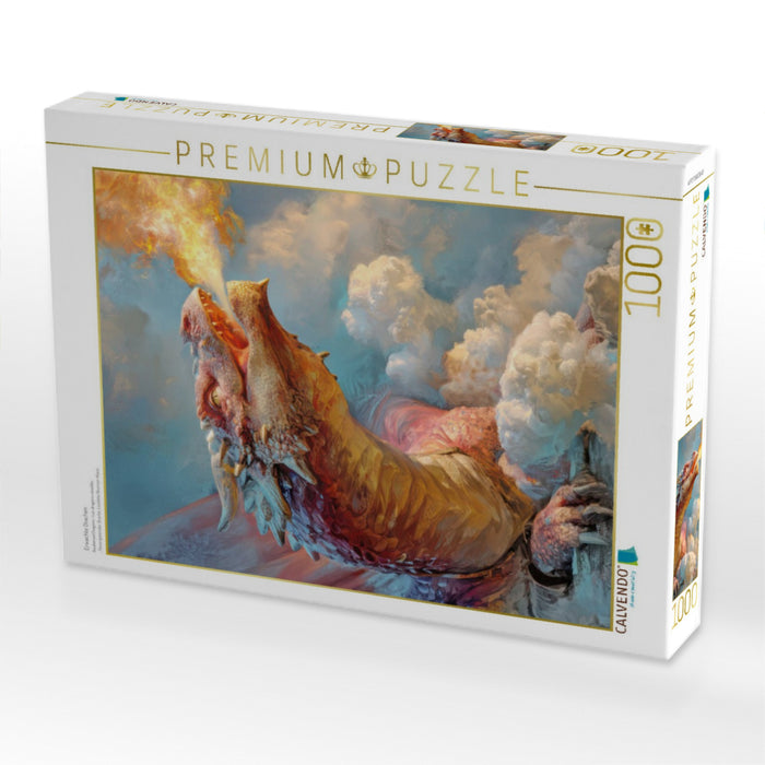 Erwachte Drachen - CALVENDO Foto-Puzzle'