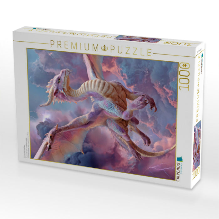 Erwachte Drachen - CALVENDO Foto-Puzzle'