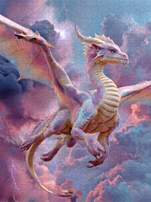 Erwachte Drachen - CALVENDO Foto-Puzzle'