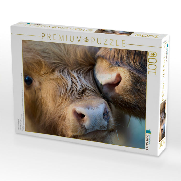 Schmusen mit Mama - CALVENDO Foto-Puzzle'