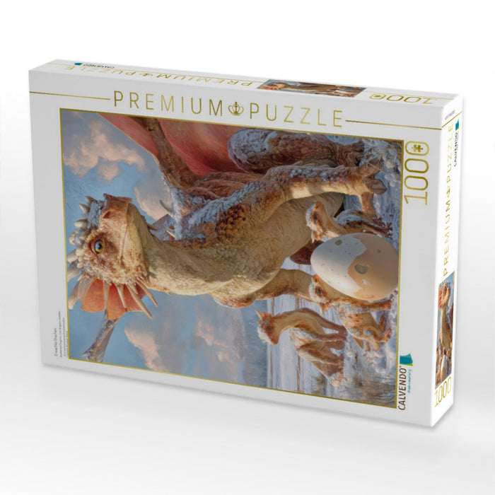 Erwachte Drachen - CALVENDO Foto-Puzzle'