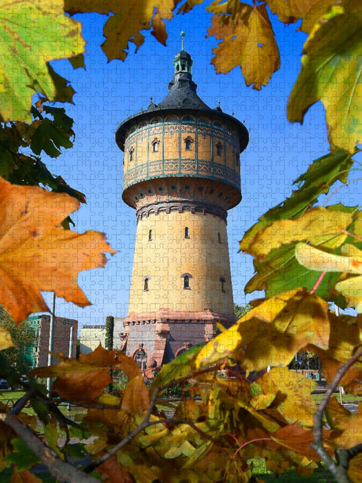 Wasserturm Nord HALLE / SAALE - CALVENDO Foto-Puzzle'